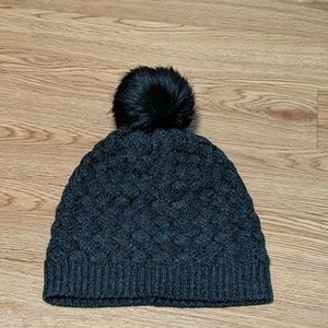 J. Crew Faux-fur pom-pom hat